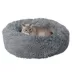 FurHaven Calming Cuddler Donut Pet Bed - Gray 23" image thumbnail 1