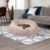 FurHaven Calming Cuddler Donut Pet Bed - Taupe 36" image thumbnail 3
