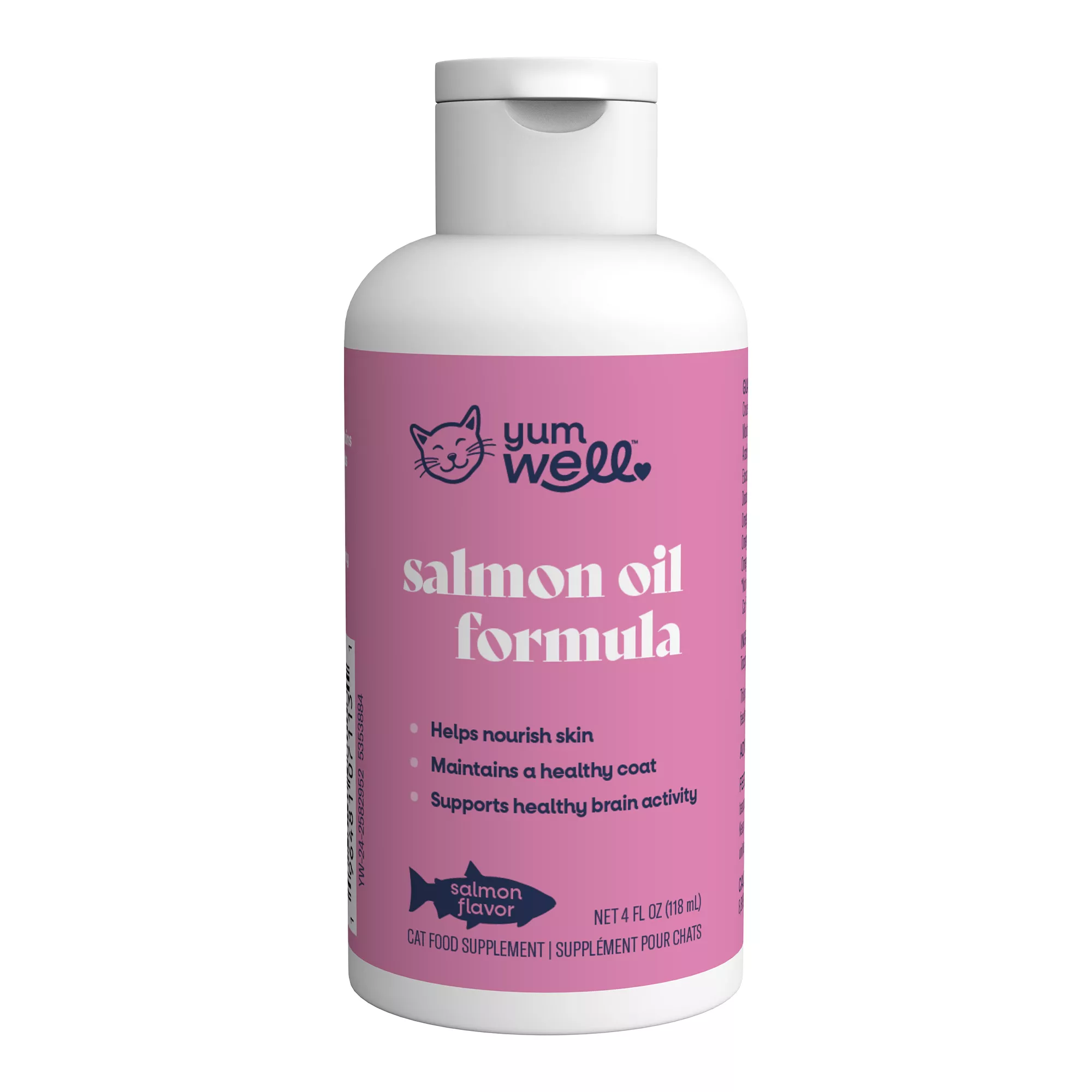 YumWell&trade; Cat Skin and Coat Salmon Oil Formula