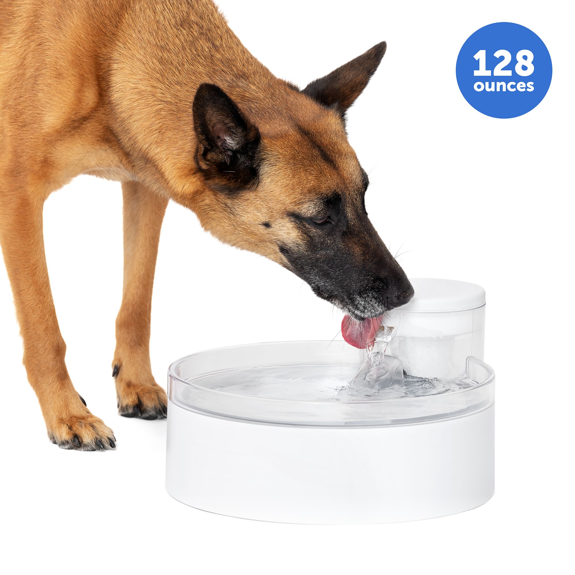 Pets at Home Diamond Dog Bowl Grey