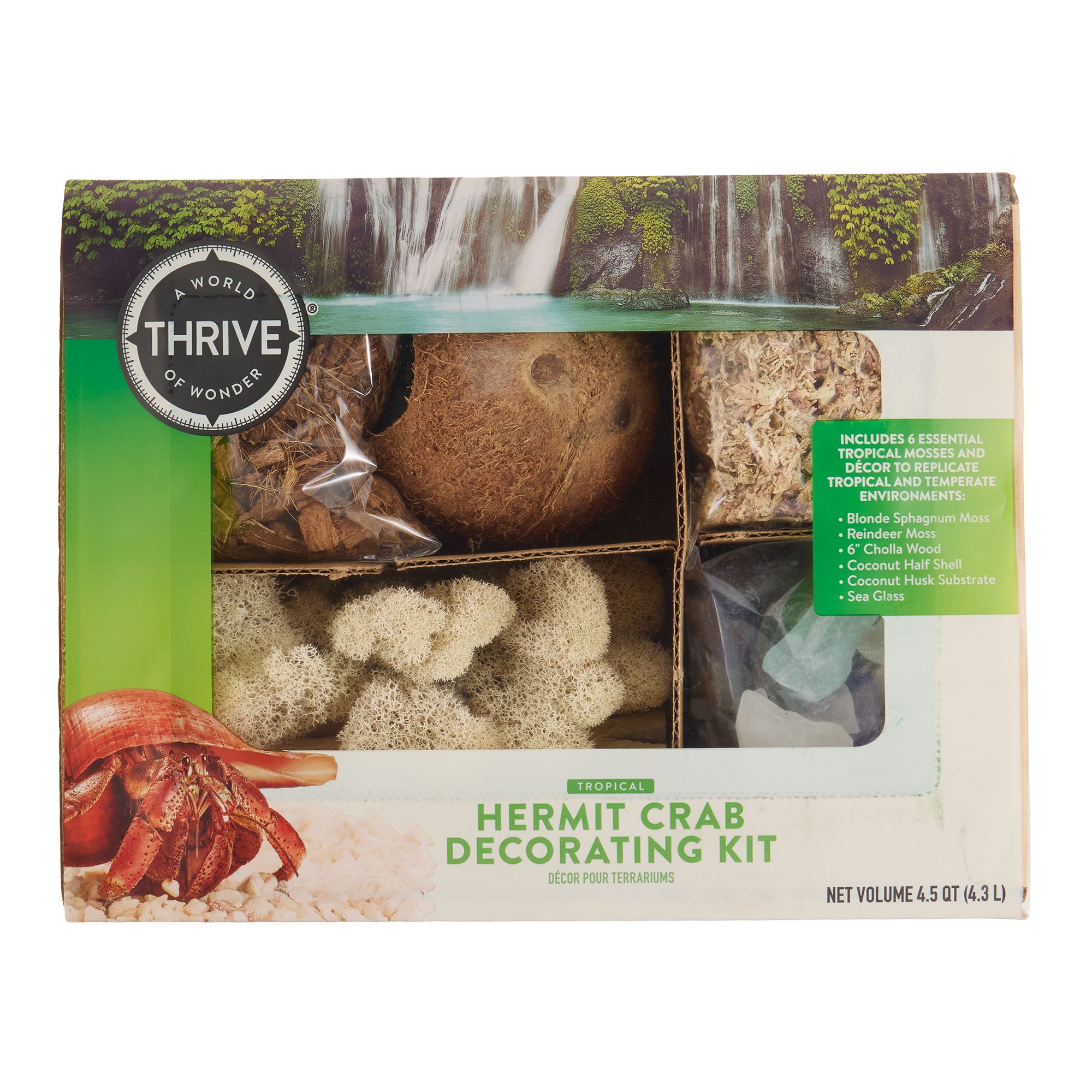 Thrive Tropical Hermit Crab Decorating Kit - Terrarium Decor Kit - thumbnail 8