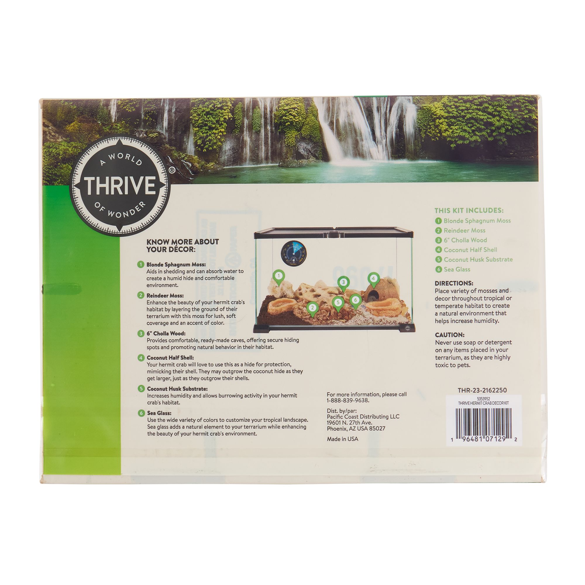 Thrive Tropical Hermit Crab Decorating Kit - Terrarium Decor Kit - thumbnail 9
