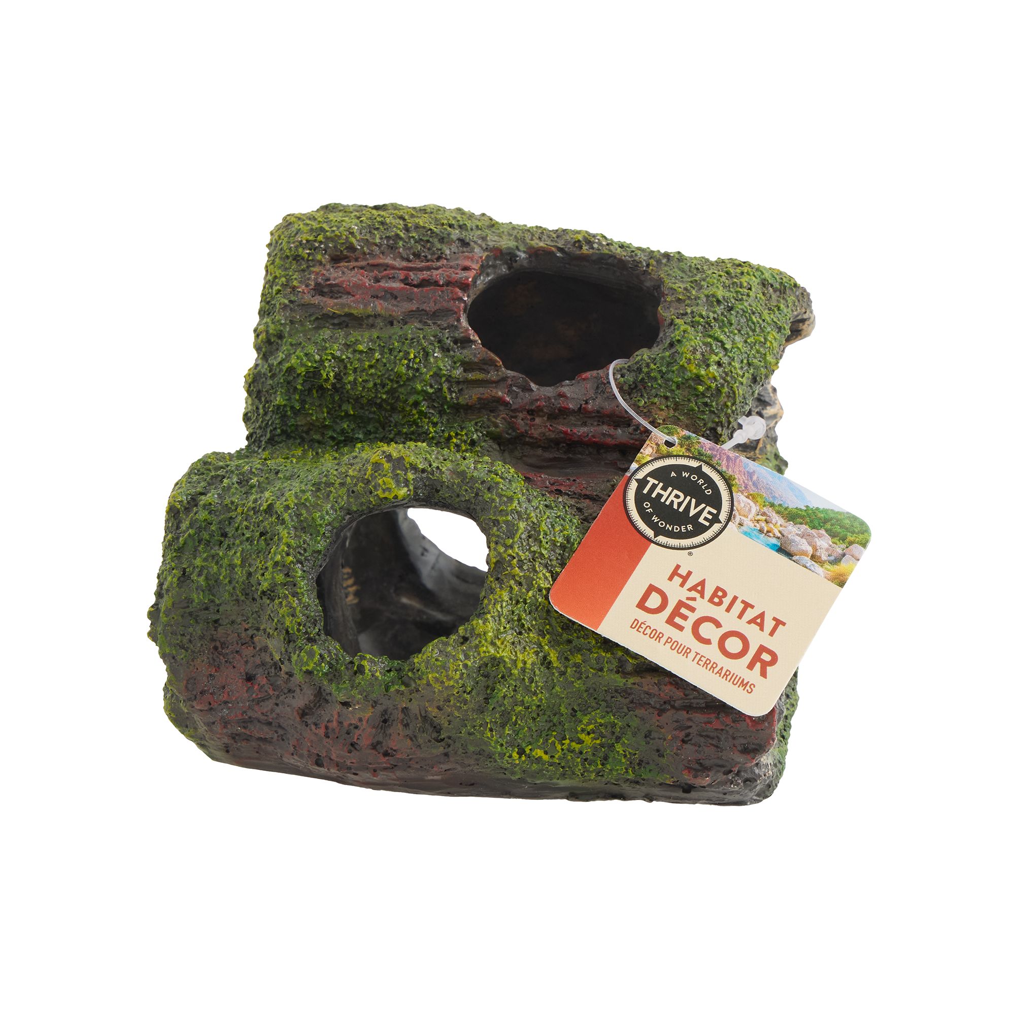 Thrive Tri-Log Hide - Reptile Hide Decor - thumbnail 4