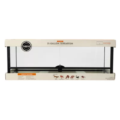 Product Thrive 31 Gallon Open Glass Terrarium