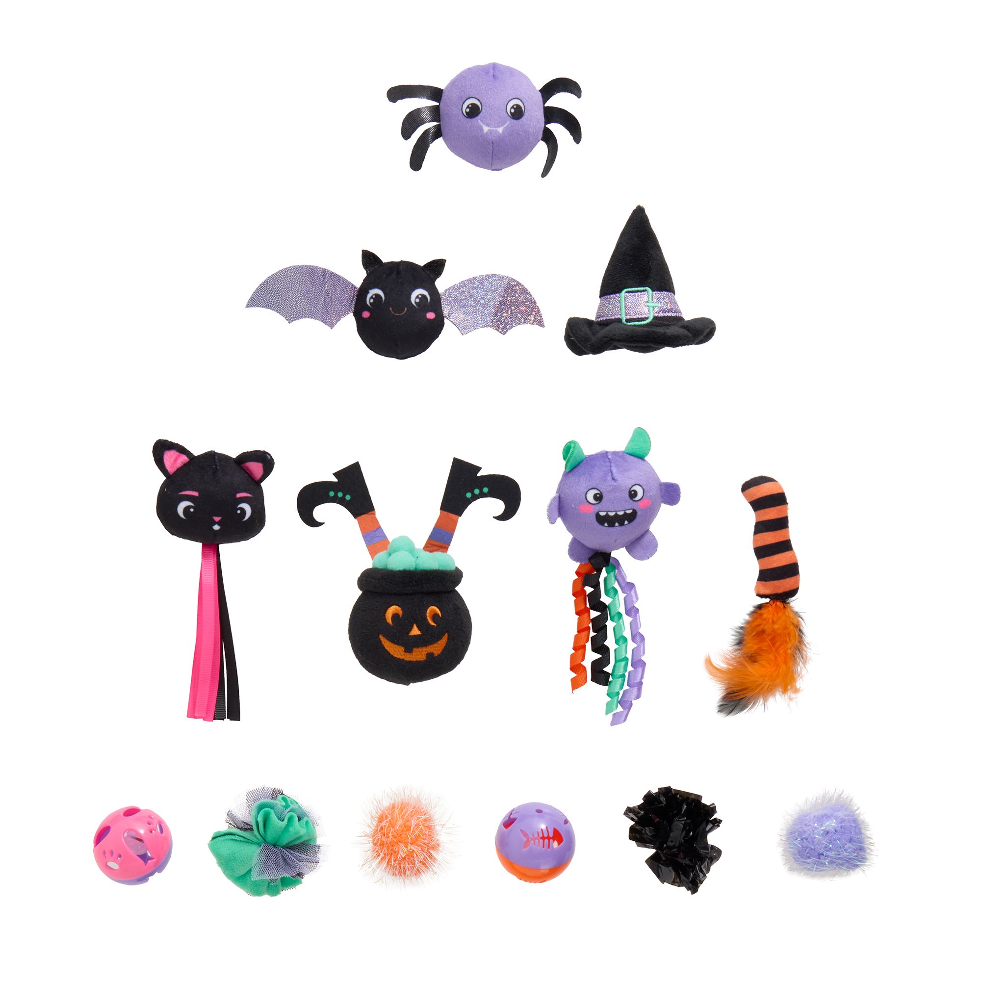 Thrills & Chills Halloween Pack of Cat Toys