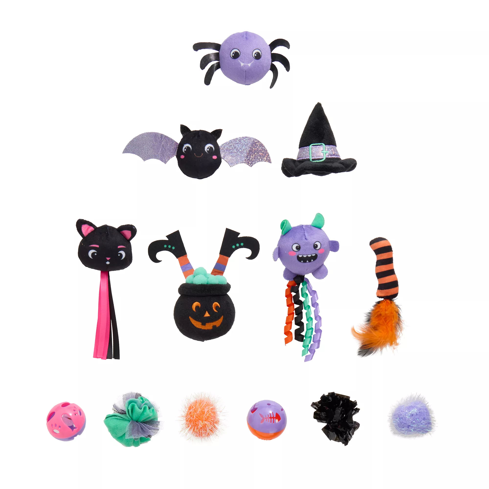 Thrills & Chills Halloween Pack of Cat Toys