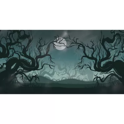 Product Thrills & Chills Haunted Night Terrarium Background Cling