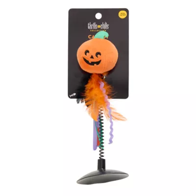 Product Thrills & Chills Pumpkin Swatter Cat Toy