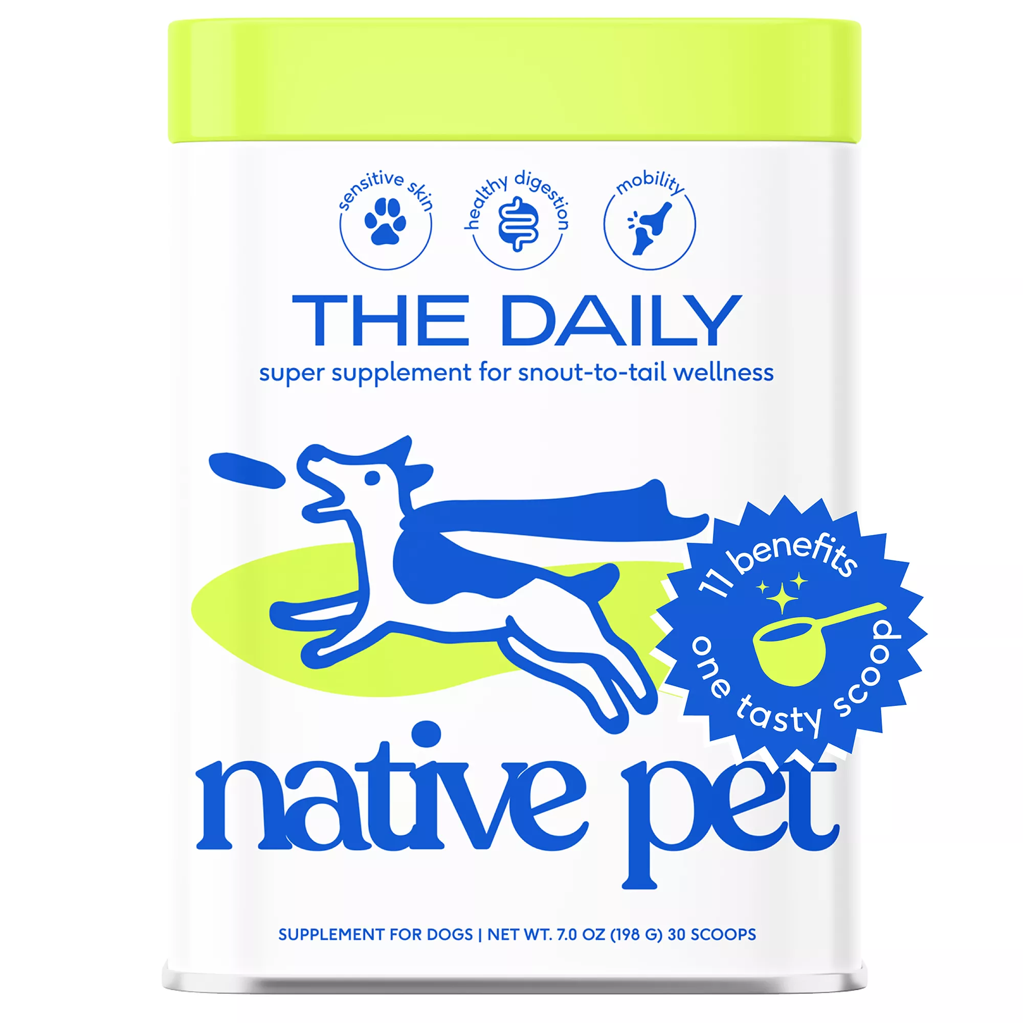 Native Pet The Daily Supplement for Dogs - Multivitamin Powder Supplement