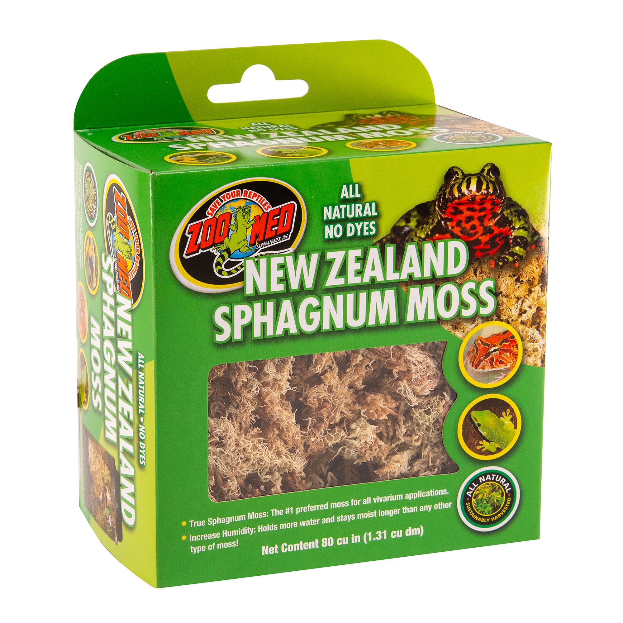 Zoo Med Sphagnum Moss - Humidity Terrarium Moss - Medium - thumbnail 2