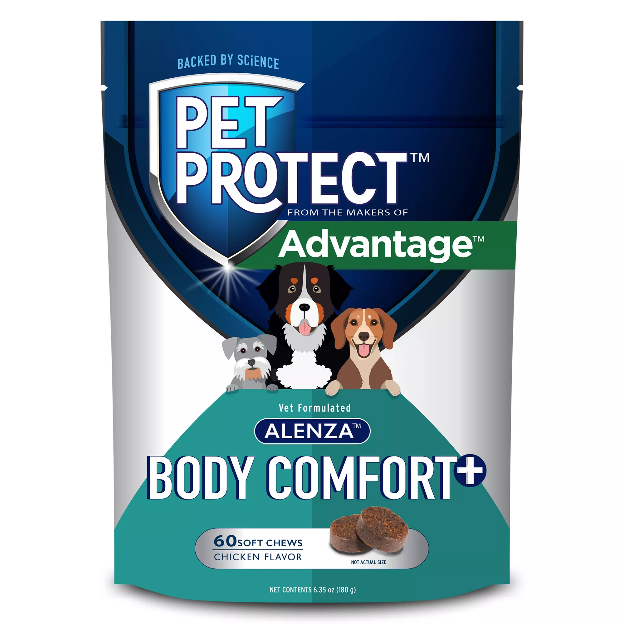 Pet Protect Body Comfort + Inflammatory Support for Dog 60 Count