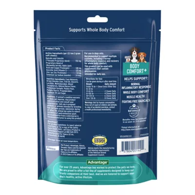 Product Pet Protect Body Comfort + Inflammatory Support for Dog 60 Count