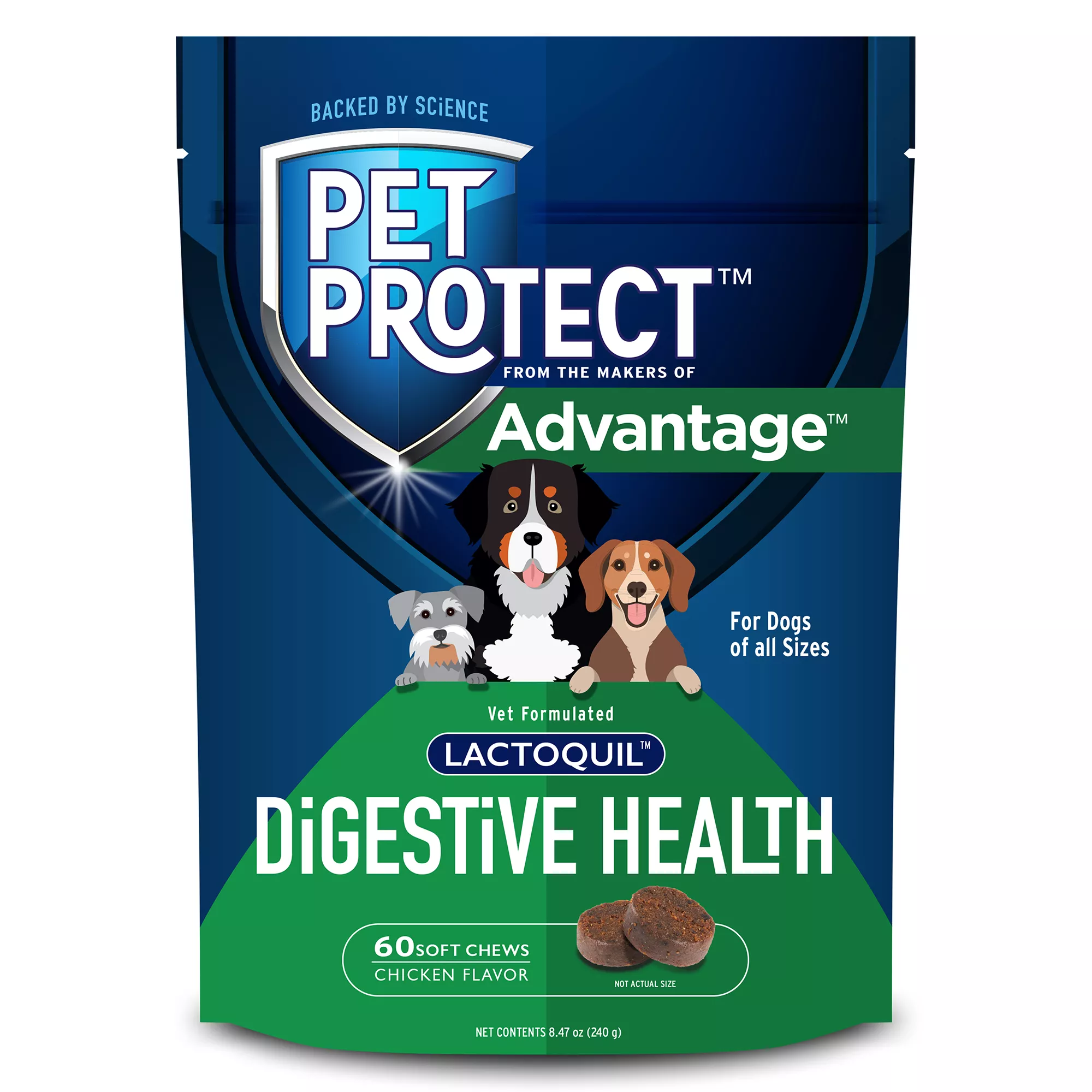 Pet Protect Digestive Health Dog Supplement 60 Count