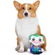 Product Joker Plush Squeaker Dog Toy