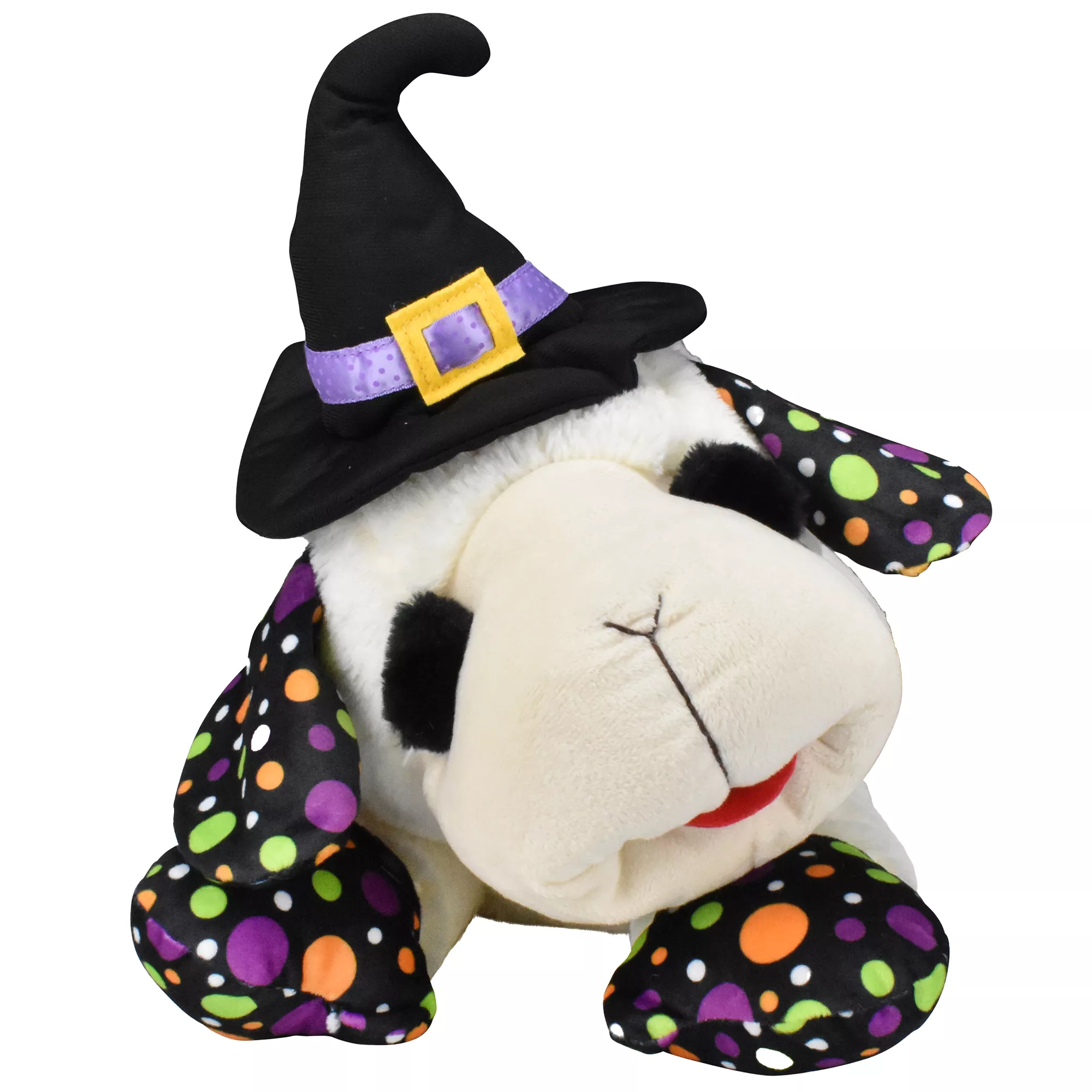 Halloween Jumbo Lamb Chop Dog Toy Witches Hat