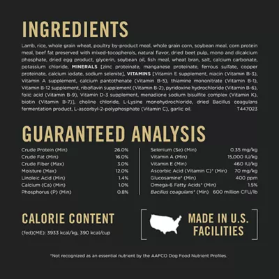 Product Purina Pro Plan Complete Essentials Shredded Blend Adult Dog Dry Food - Lamb & Rice