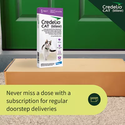 Product Credelio Chewable Tablets for Cats - 2-4 lbs, Purple Box