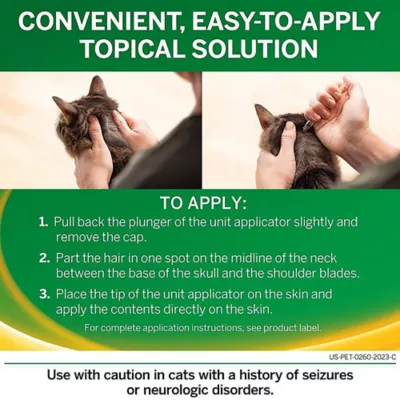 Product NexGard COMBO Topical Solution for Cats - 5.6-16.5 lbs, Yellow Box