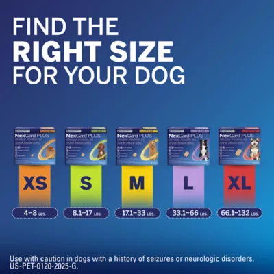 NexGard Plus Chewable Tablets for Dogs 33.1-66 lbs (Purple Box) - 1, 3, or 6 Tablets - Image 8