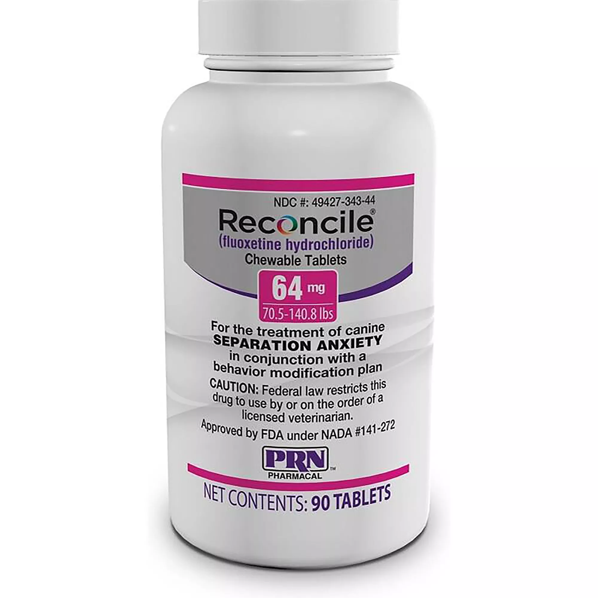 Reconcile Chewable Tablets for Dogs - 16 mg, 64 mg, 90 Tablets