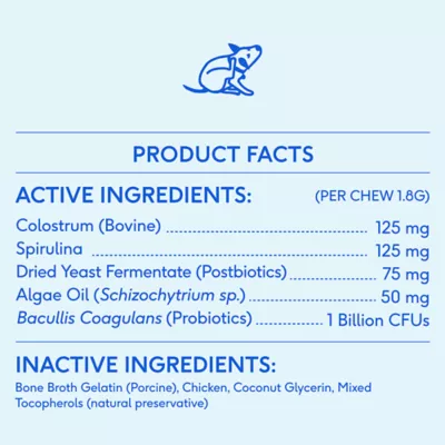 Product Native Pet Allergy & Immune Chews Allergy & Itch Relief Supplement for Dogs