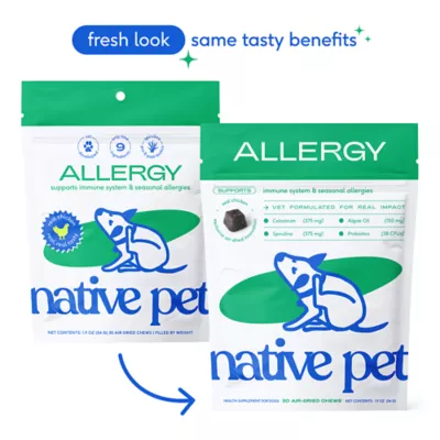Product Native Pet Allergy & Immune Chews Allergy & Itch Relief Supplement for Dogs