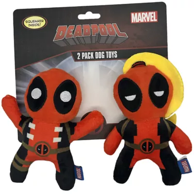 Product Marvel Deadpool Dog Toys 2 Count