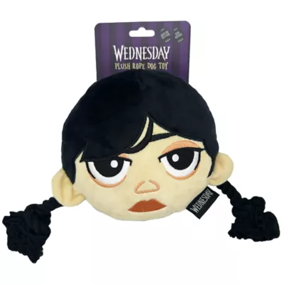 Product Wednesday Head with Rope Hair Dog Toy