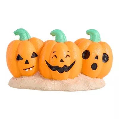 Product Thrills & Chills Tri-Pumpkin Aquarium Ornament