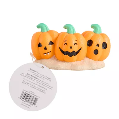 Product Thrills & Chills Tri-Pumpkin Aquarium Ornament