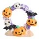 Product Thrills & Chills Pumpkin & Skull Wreath Aquarium Ornament