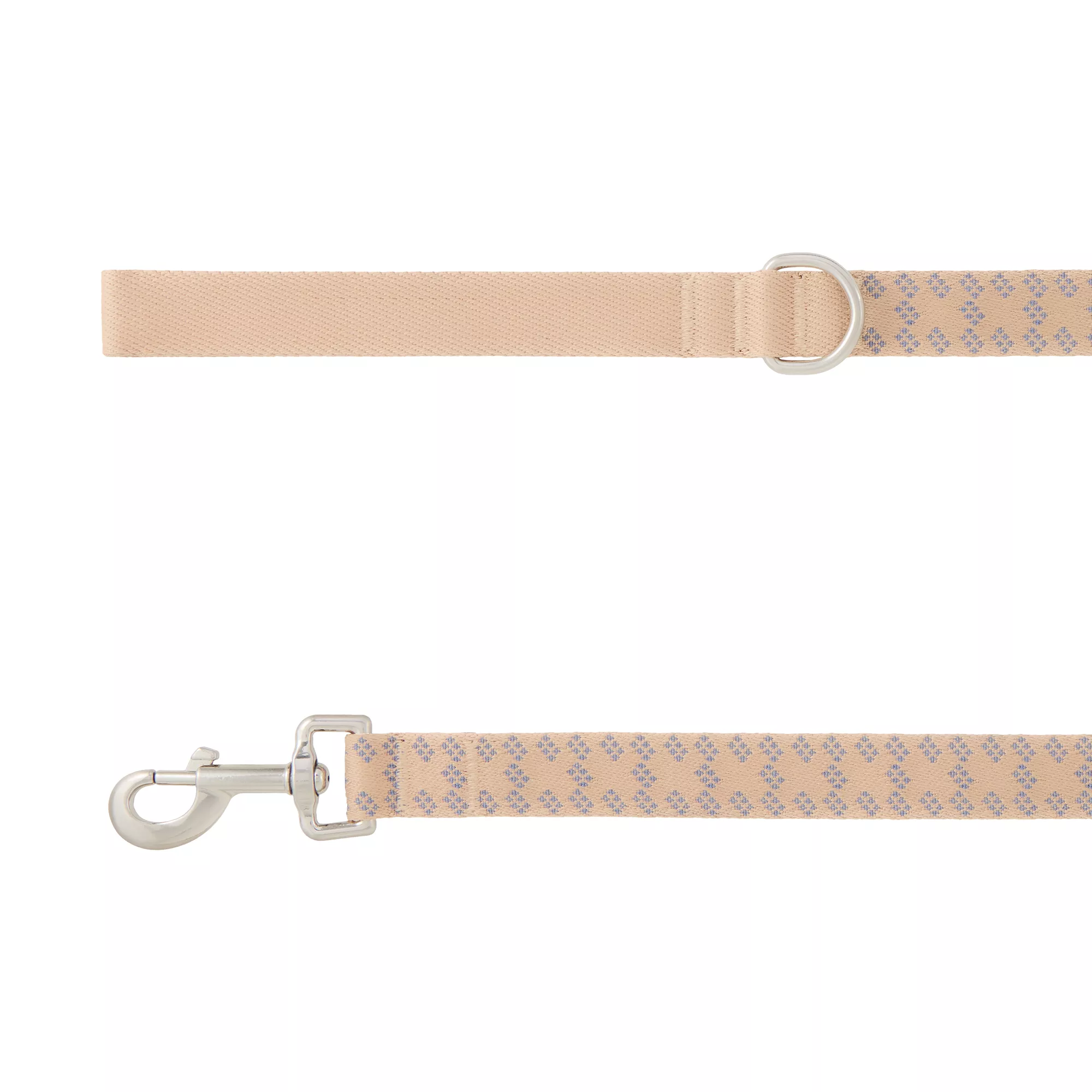 Top Paw Beige Houndstooth Dog Leash