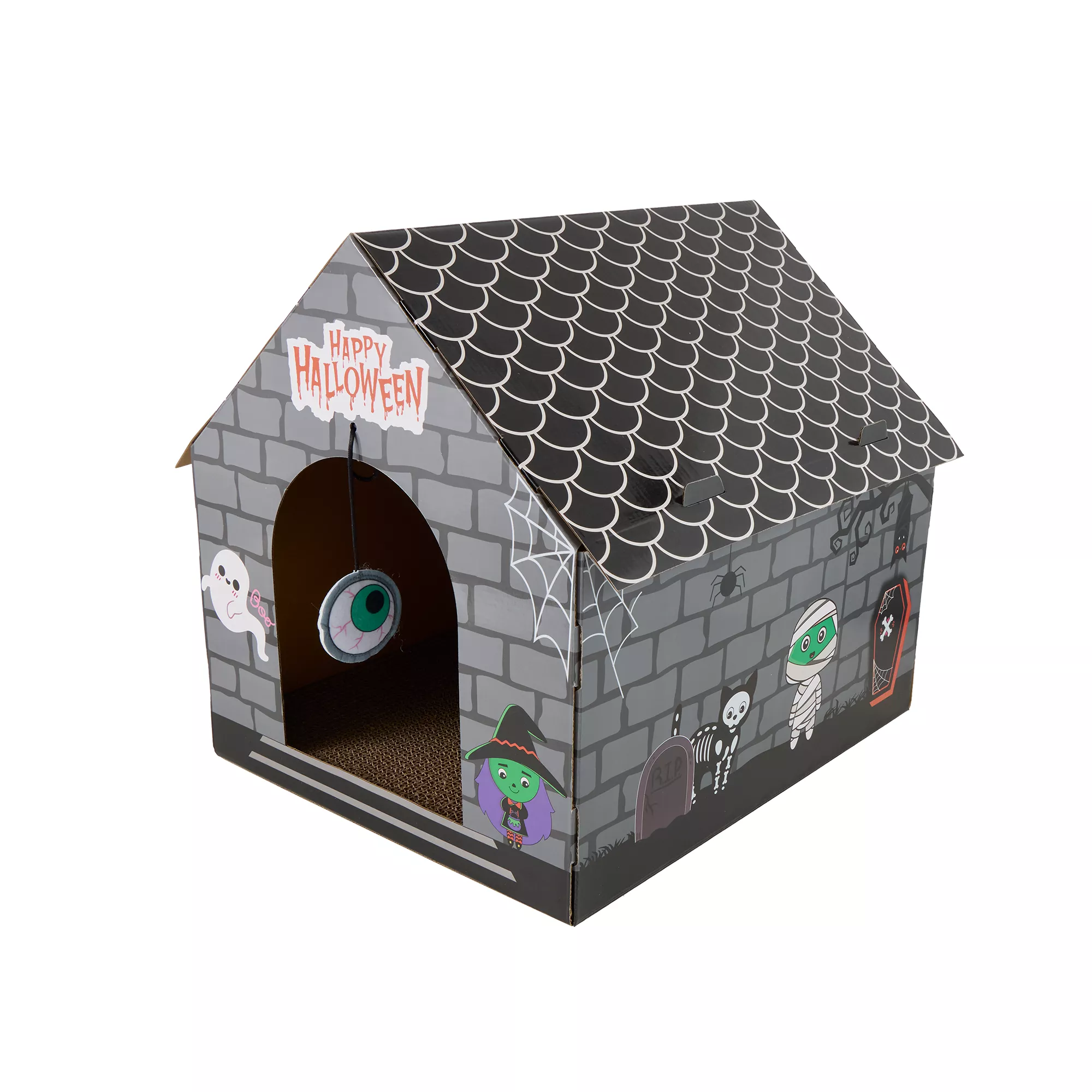 Thrills & Chills Haunted Hut with Cat Scratcher