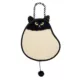 Product Thrills & Chills Black Cat Door Hanger Scratcher