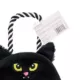 Product Thrills & Chills Black Cat Door Hanger Scratcher