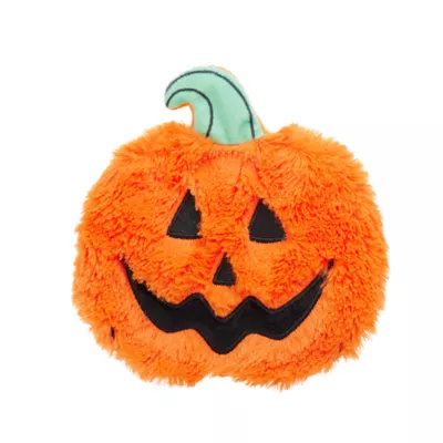 Product Thrills & Chills Flattie Pumpkin Dog Toy