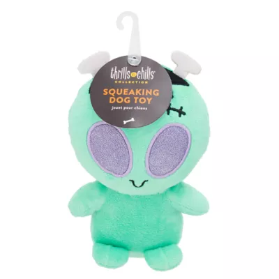 Product Thrills & Chills Plush Alien Dog Toy