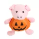 Product Thrills & Chills Pumpkin Plush Pig Dog Toy