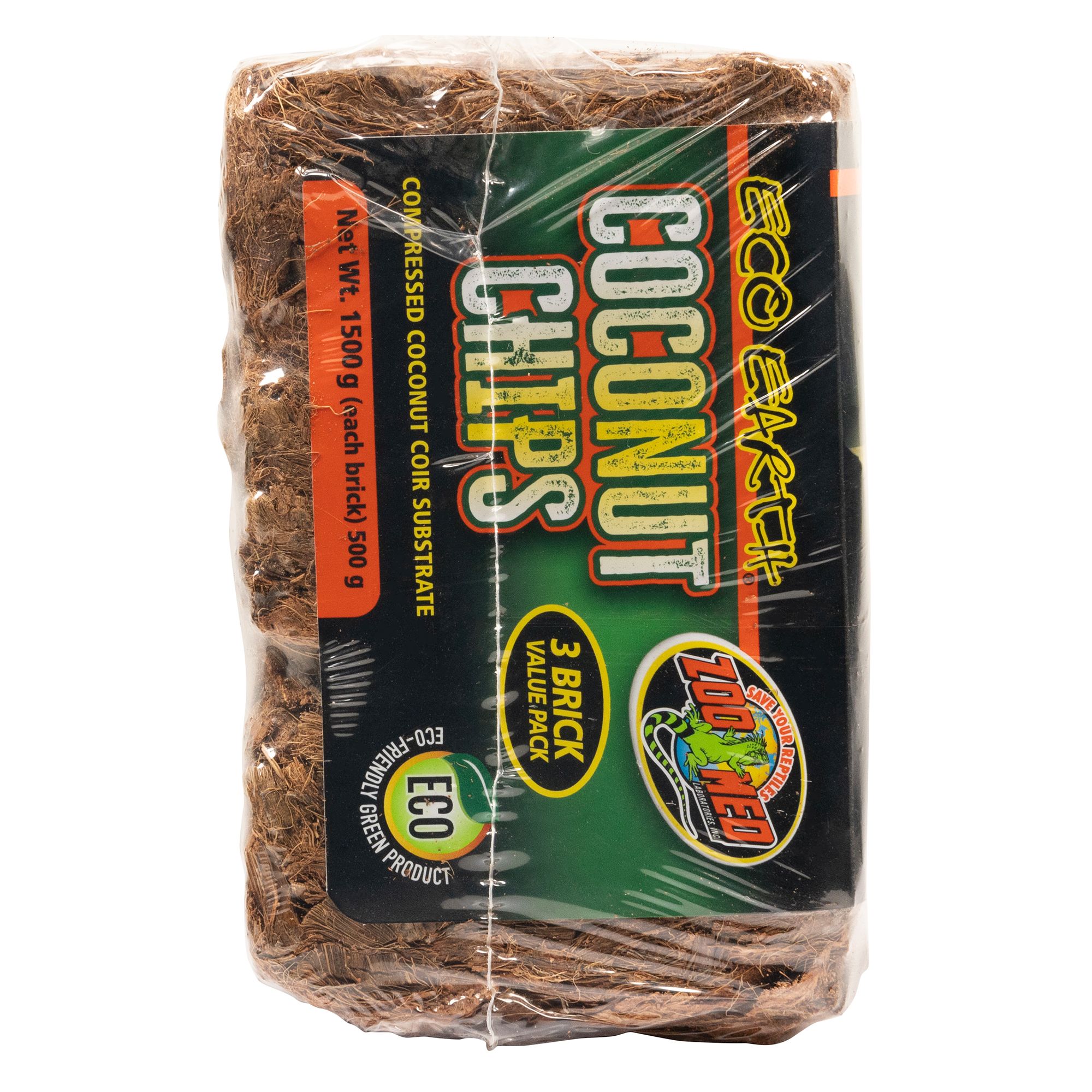 Zoo Med Eco Earth Coconut Chips - Coconut Fiber Substrate - 3 ct - thumbnail 4
