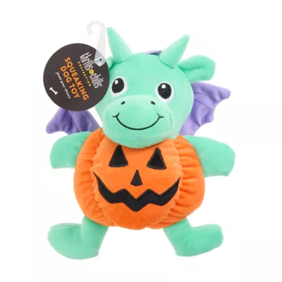 Product Thrills & Chills Pumpkin Plush Dragon Dog Toy