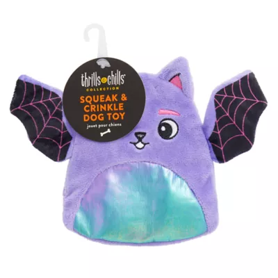 Product Thrills & Chills Flattie Bat Dog Toy