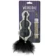 Product Wednesday Addams with our Wednesday Cello Refillable Catnip Kicker