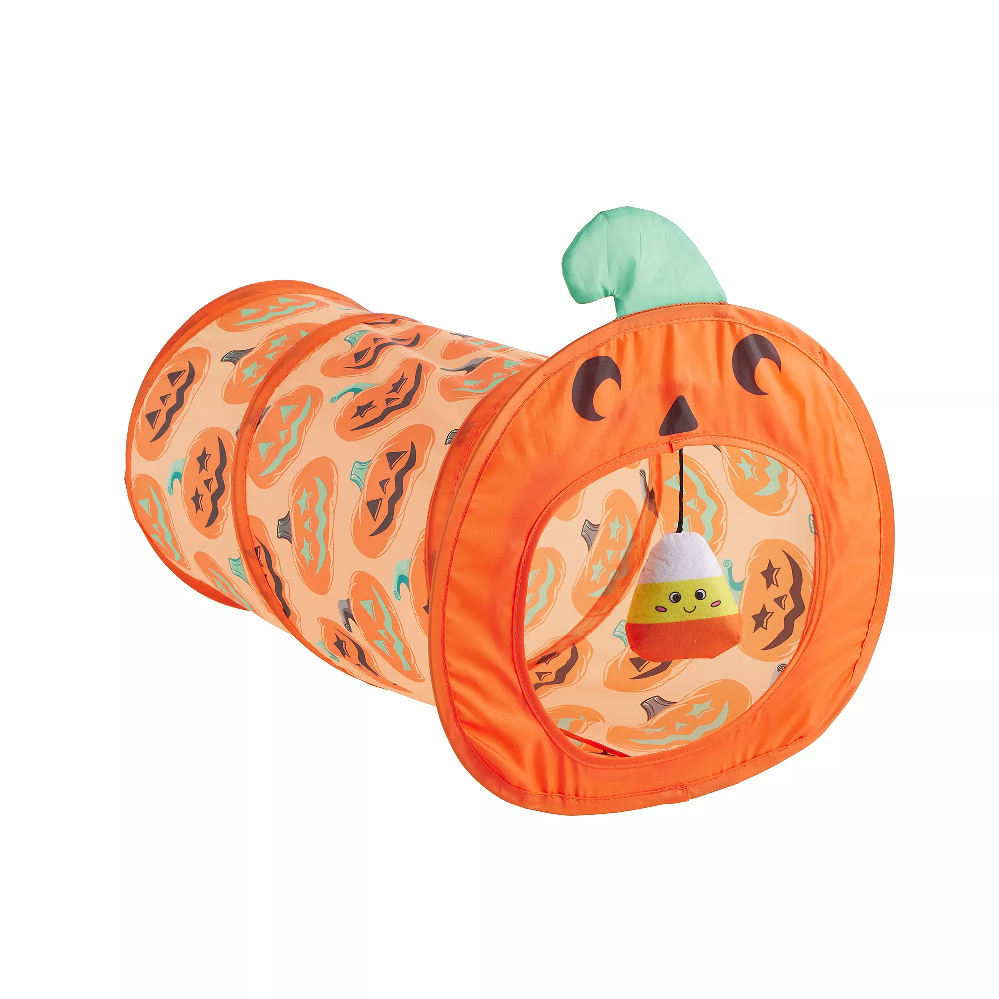 Thrills & Chills Pumpkin Pop-Up Tunnel Cat Toy