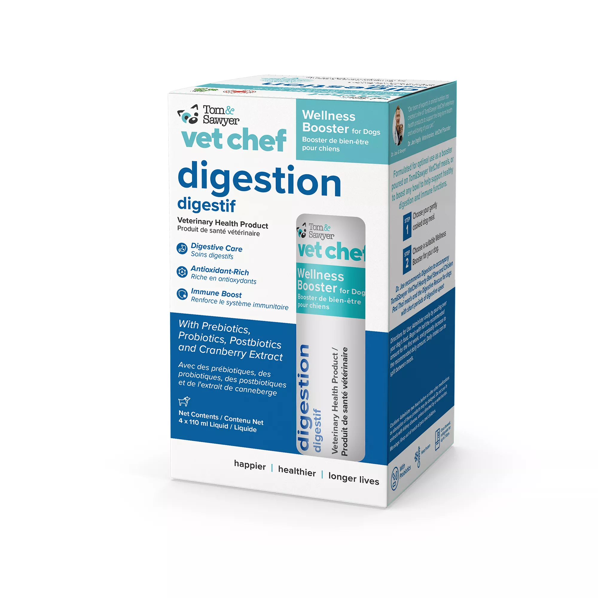 Tom & Sawyer Vet Chef Digestion Wellness Booster Supplement