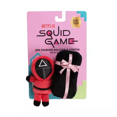 Product Squid Game 2-pack Masked Soldier and Coffin Cat Toys