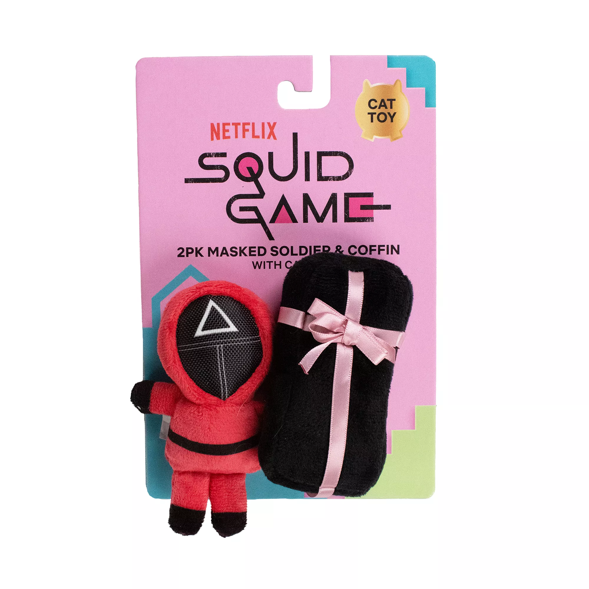 Squid Game 2-pack Masked Soldier and Coffin Cat Toys