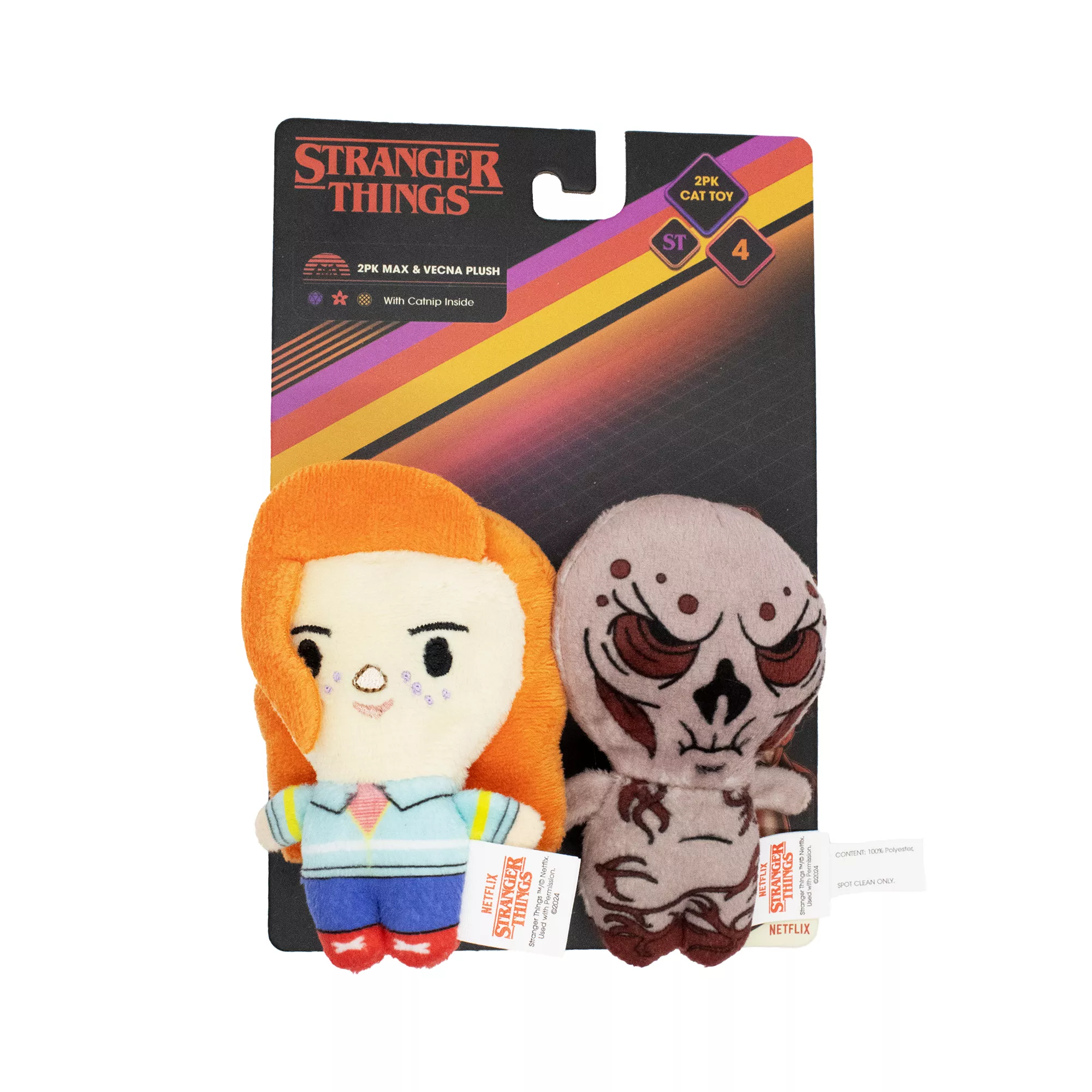 Stranger Things Vecna and Max 2 Pack Cat Toys