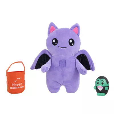 Product Thrills & Chills Plush Bat with Basket Dog Toy