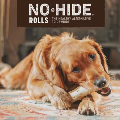 Product Earth Animals No Hide Medium Roll Rawhide Alternative- 2 Count 4.2 OZ