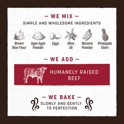 Product Earth Animals No Hide Roll Rawhide Alternative - Beef 1 Count